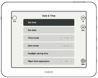 robin RDC0801-11 Digital Day Clock 2.0 User Manual - Changing Date & Time