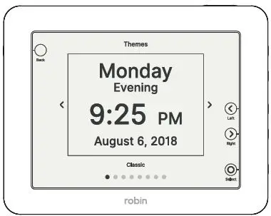 robin RDC0801-11 Digital Day Clock 2.0 User Manual - Choose a theme