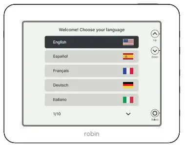 robin RDC0801-11 Digital Day Clock 2.0 User Manual - Choose your language
