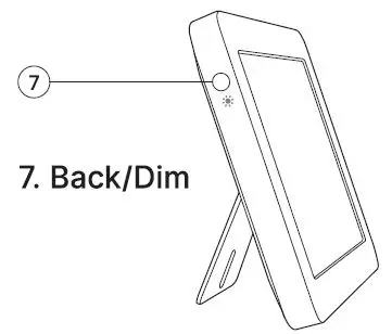 robin RDC0801-11 Digital Day Clock 2.0 User Manual - Dimming Screen