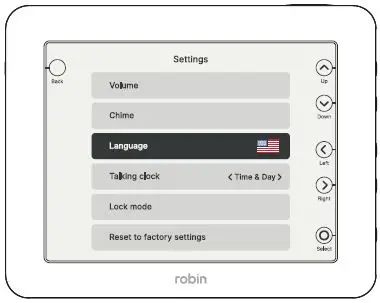 robin RDC0801-11 Digital Day Clock 2.0 User Manual - Language