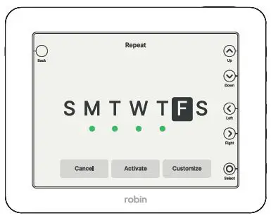 robin RDC0801-11 Digital Day Clock 2.0 User Manual - Set a recurring reminder