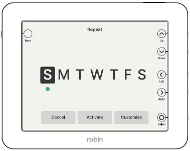 robin RDC0801-11 Digital Day Clock 2.0 User Manual - Set a repeating alarm