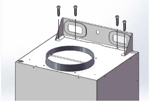VOGUE 330393 900mm Canopy Rangehood - Attaching