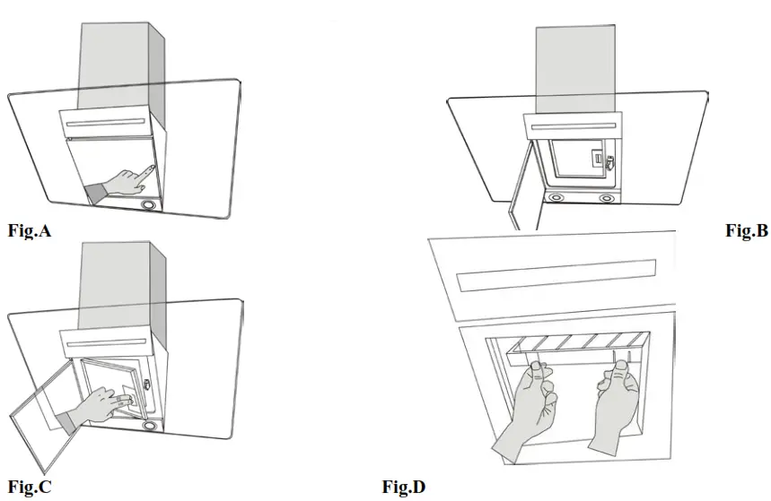 VOGUE 330393 900mm Canopy Rangehood - Fig.D