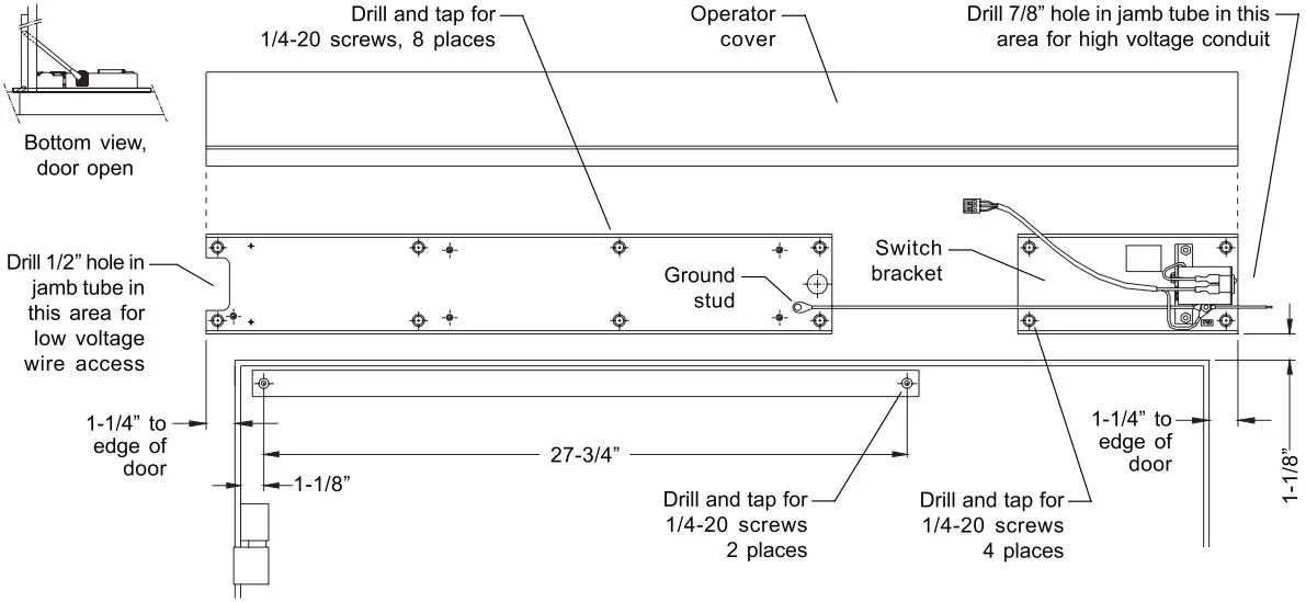 LCN 9130 Series Complete Door Closer - fig 6