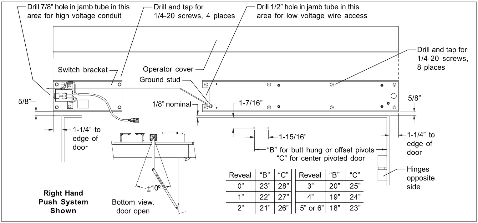 LCN 9130 Series Complete Door Closer - fig 8