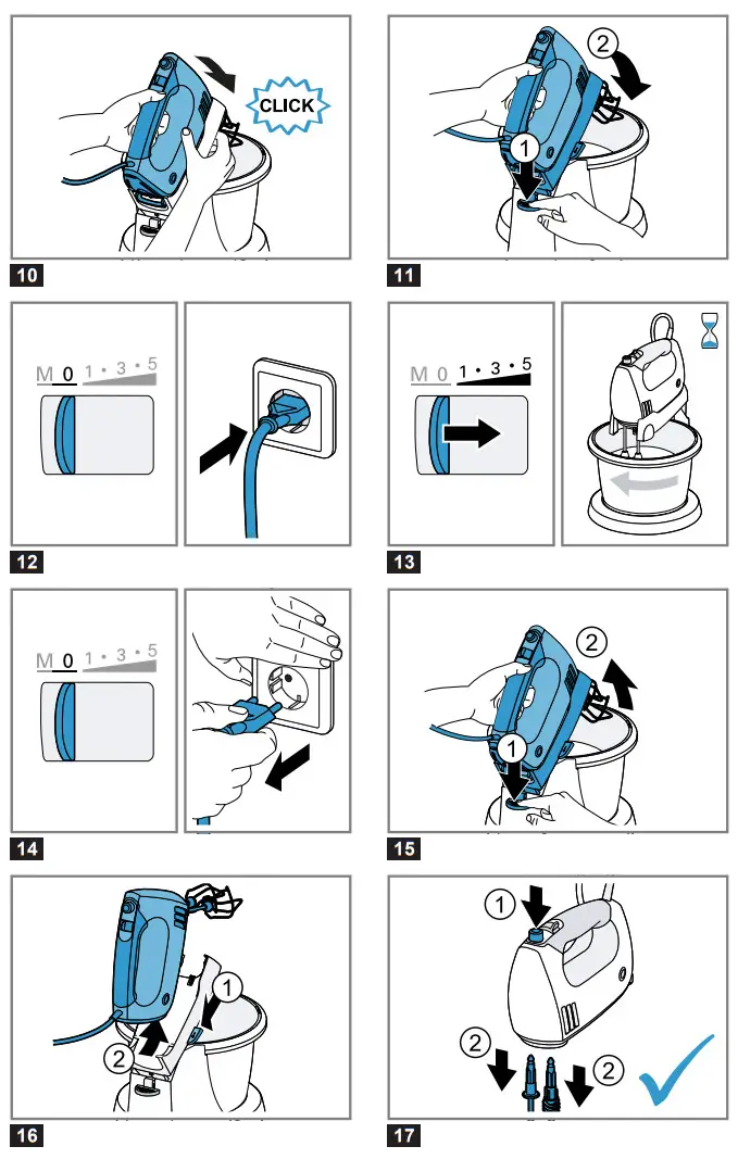 BOSCH MFQ36 Cordless Hand Mixer - Figure 3
