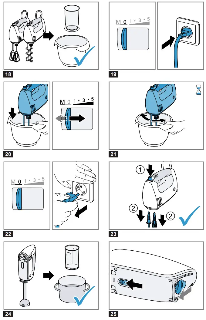 BOSCH MFQ36 Cordless Hand Mixer - Figure 4