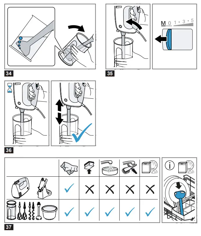 BOSCH MFQ36 Cordless Hand Mixer - Figure 6