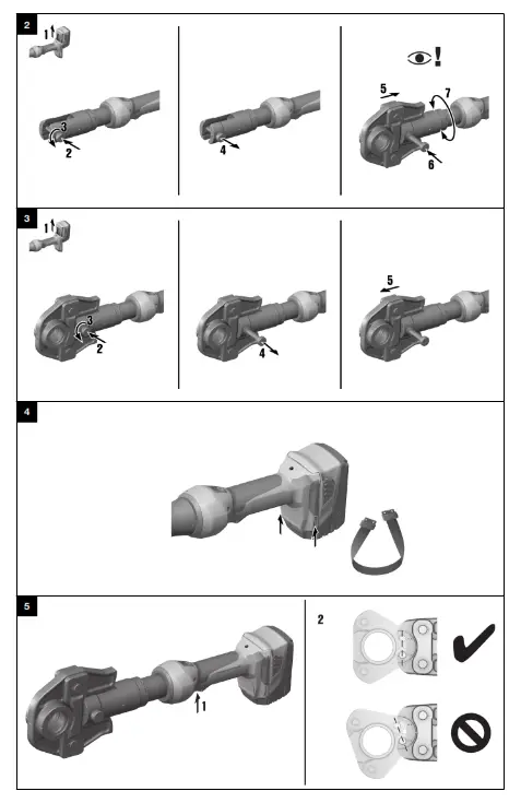 HILTI NPR 032 IE-A22 Cordless Hydraulic Pipe Press Tool - 2
