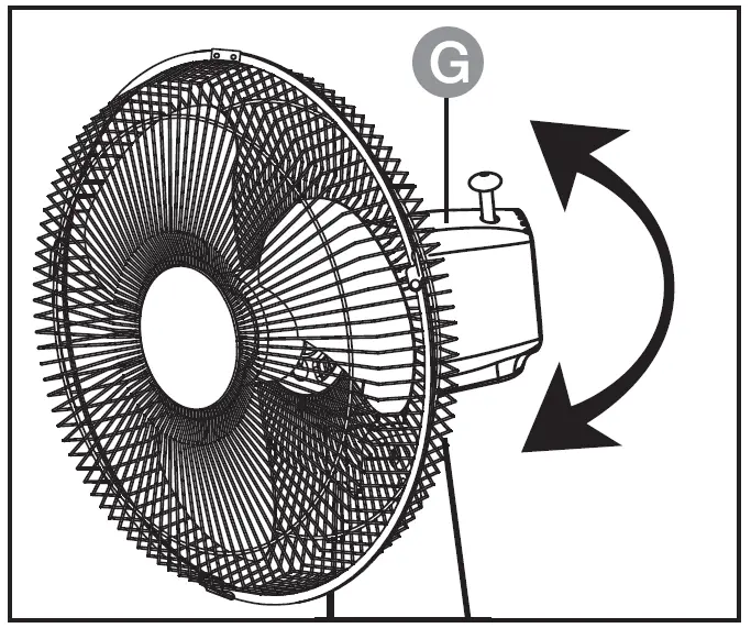 amazon basic B07YF2VWMP Oscillating Table Fan with 3 Speed Settings 02