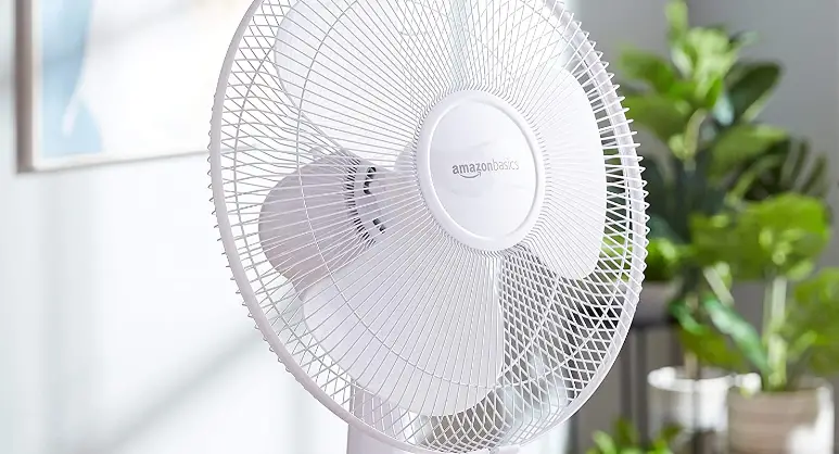 Amazon Basic B07yf2vwmp Oscillating Table Fan With 3 Speed Settings User Manual