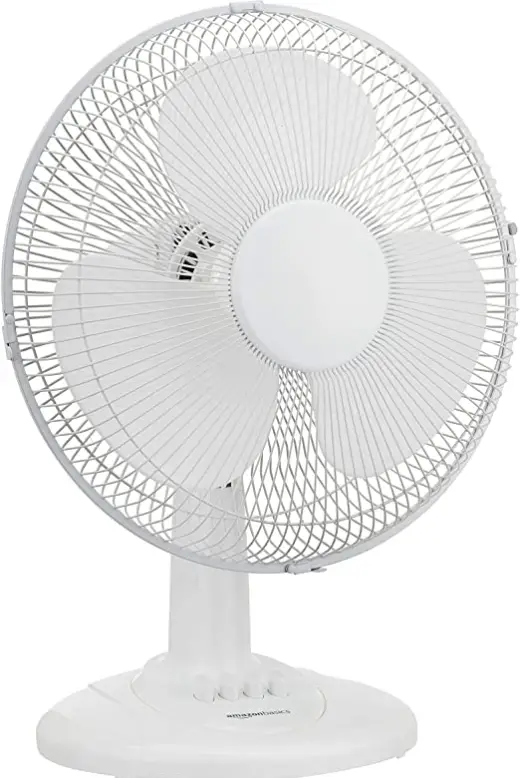 amazon basic B07YF2VWMP Oscillating Table Fan with 3 Speed Settings product