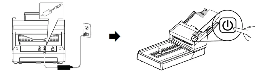 Avision AD345GFWN Document Scanner FIG (3)