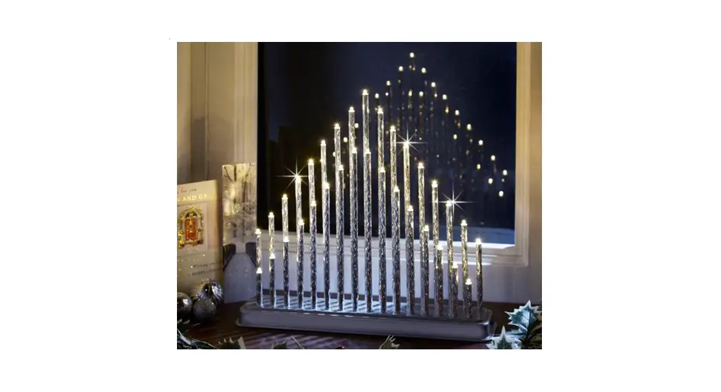 Casa Bonita H923 Silver Led Candle Arch Instruction Manual