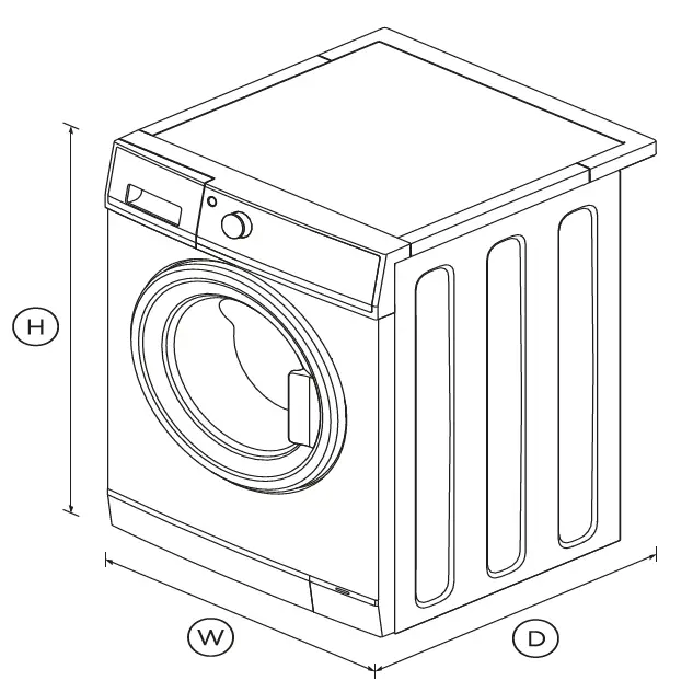 FISHER PAYKEL WH2424P1 2.4 cu ft Front Load Washer 1