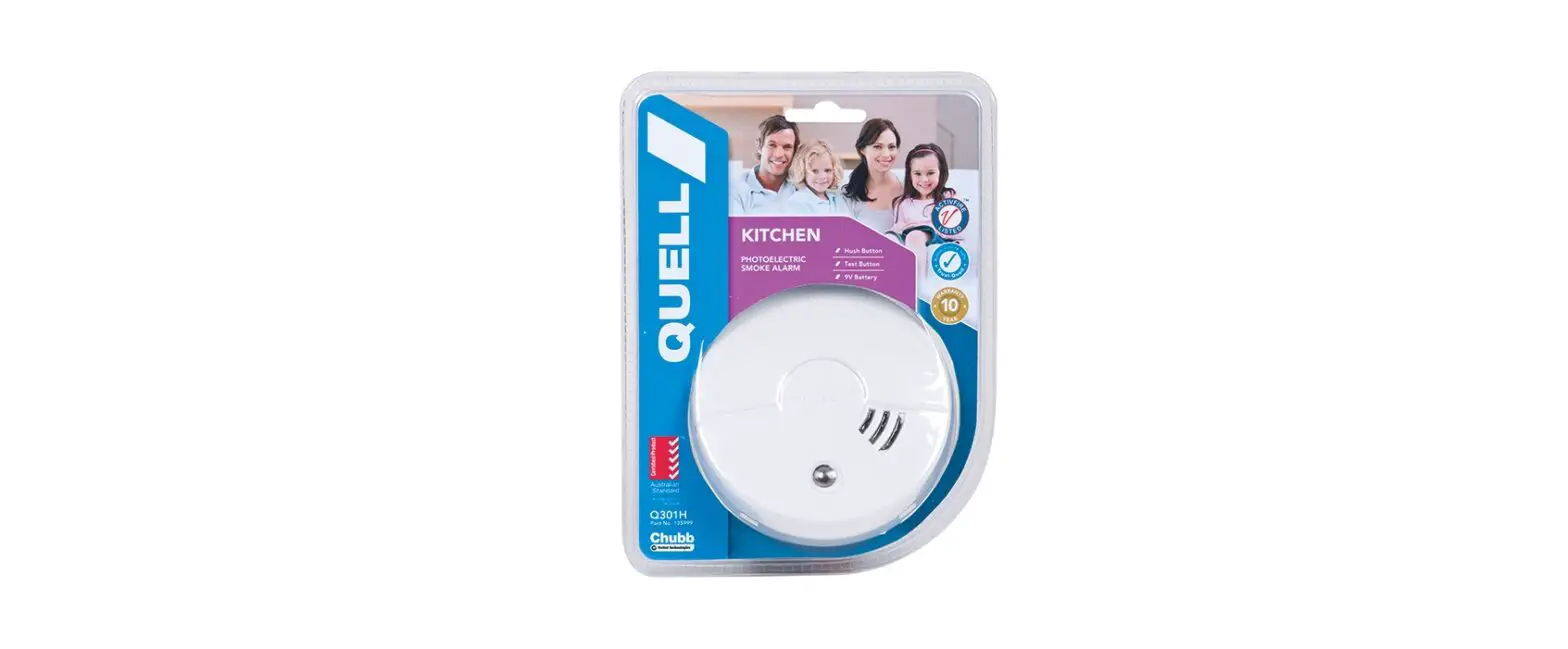Quell Q301 Photoelectric Smoke Alarm With Hush User Manual