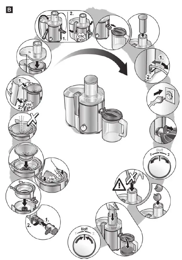 BOSCH MES25A0 Centrifugal Juicer FIG 2