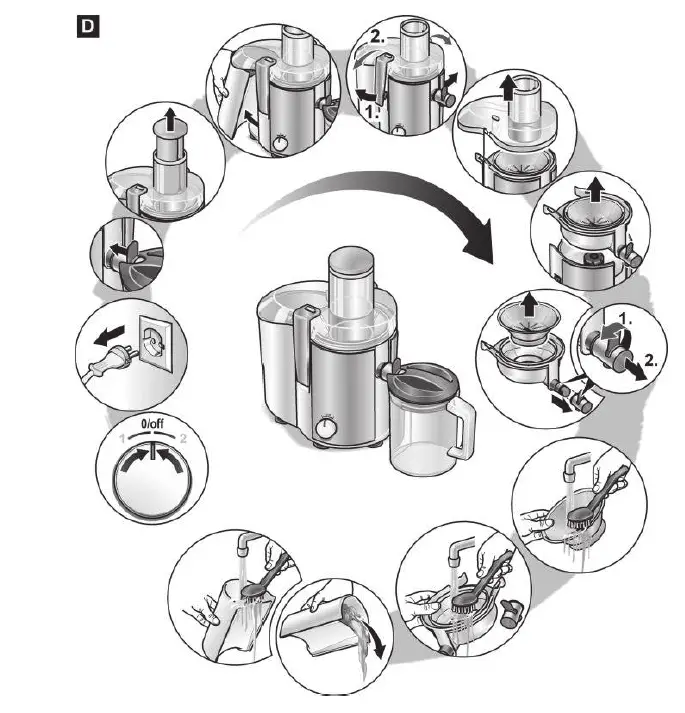 BOSCH MES25A0 Centrifugal Juicer FIG 4