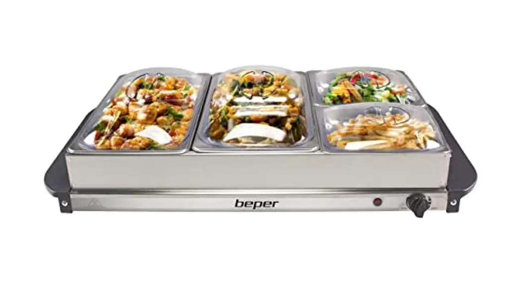 Beper P101tem001 Buffet Warmer Steel