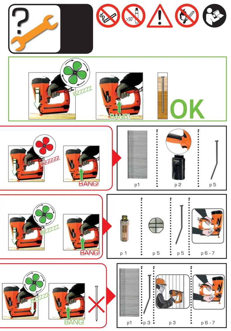 Paslode IM65 F16 Lithium Brad Nailer Set - fig 3
