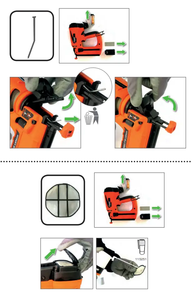 Paslode IM65 F16 Lithium Brad Nailer Set - fig 4