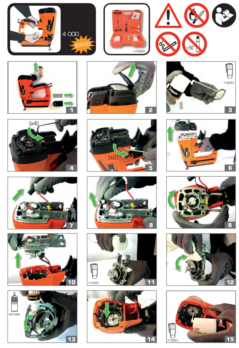 Paslode IM65 F16 Lithium Brad Nailer Set - fig 5