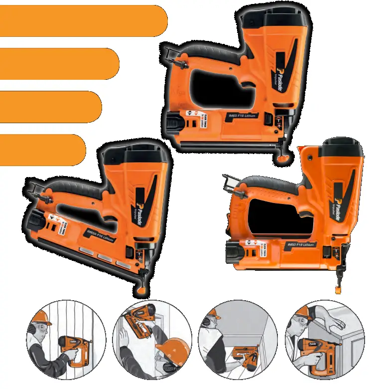 Paslode IM65 F16 Lithium Brad Nailer Set