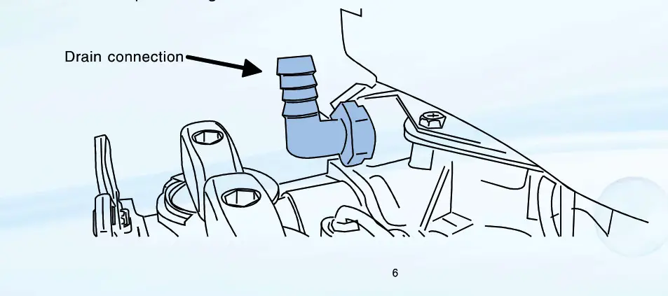 KENT Automatic Water Softener - drain connectiion