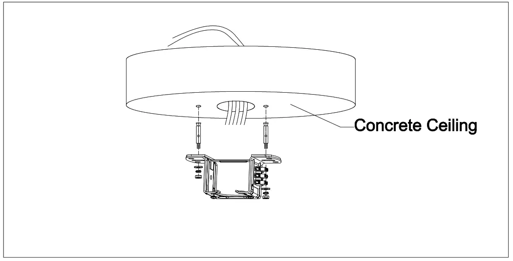 BANSA ROSE Luxury 52 Inch Sand Nickel Ceiling Fan - concrete