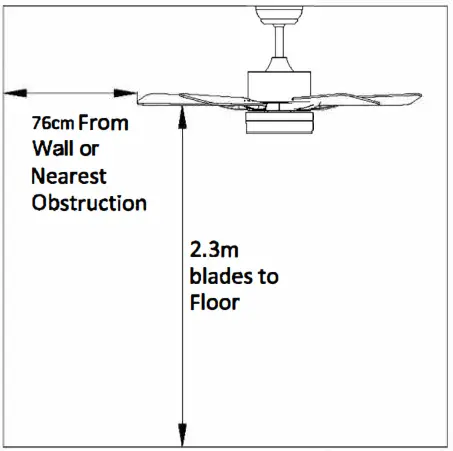 BANSA ROSE Luxury 52 Inch Sand Nickel Ceiling Fan - prevent personal