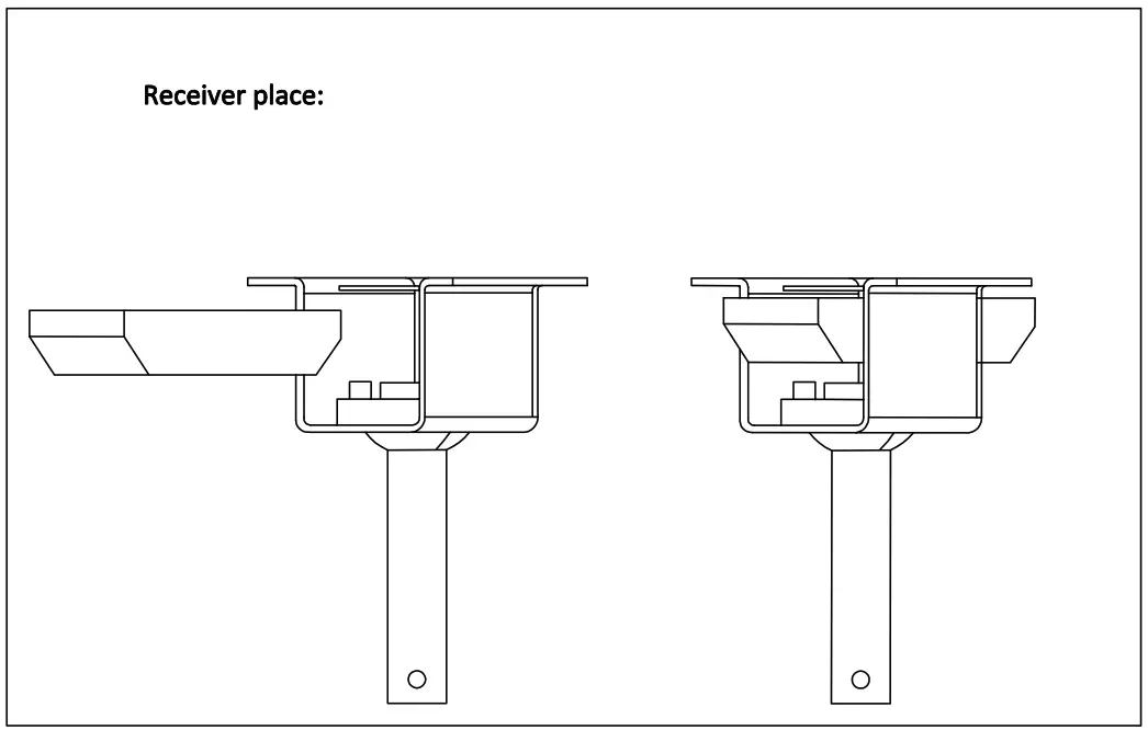 BANSA ROSE Luxury 52 Inch Sand Nickel Ceiling Fan - receiver