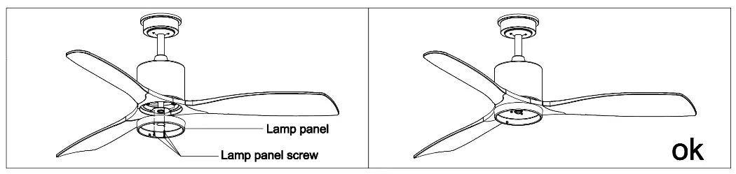 BANSA ROSE Luxury 52 Inch Sand Nickel Ceiling Fan - step6