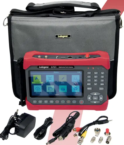 Labgear S701 Multiplatform DVB-S2 T2 C Signal Meter Analyser- (2)