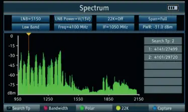 Labgear S701 Multiplatform DVB-S2 T2 C Signal Meter Analyser- (21)