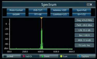 Labgear S701 Multiplatform DVB-S2 T2 C Signal Meter Analyser- (22)