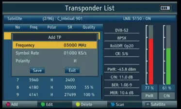 Labgear S701 Multiplatform DVB-S2 T2 C Signal Meter Analyser- (37)