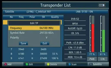 Labgear S701 Multiplatform DVB-S2 T2 C Signal Meter Analyser- (38)