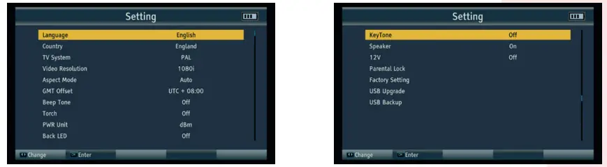 Labgear S701 Multiplatform DVB-S2 T2 C Signal Meter Analyser- (50)