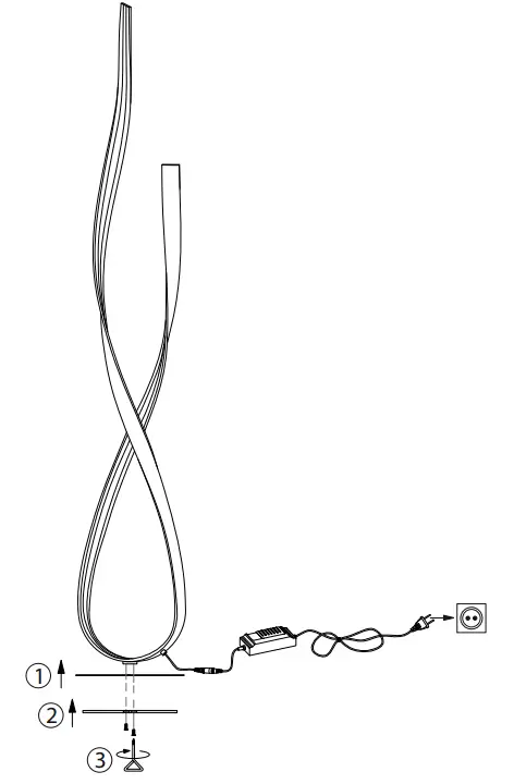 Paul Neuhaus 720 55 Linda LED Floor Lamp-fig1