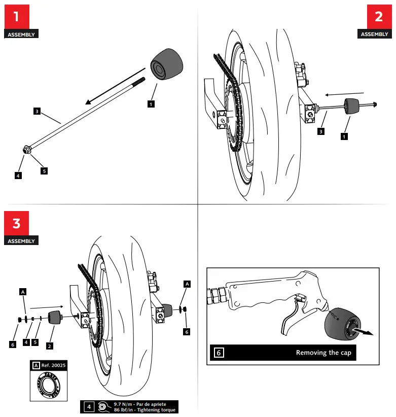 Puig 20801N Protector Basculante - ASSEMBLY
