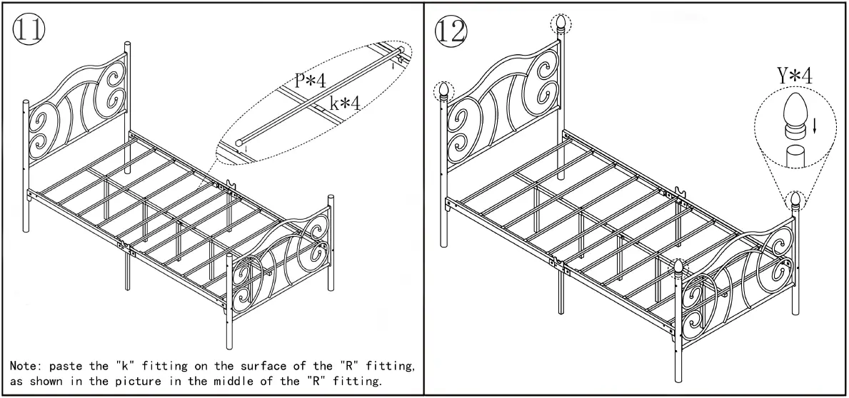 Ahokua-BF-761E-W-White-Metal-Frame-Twin-Platform-Bed-with-Headboard-fig-7