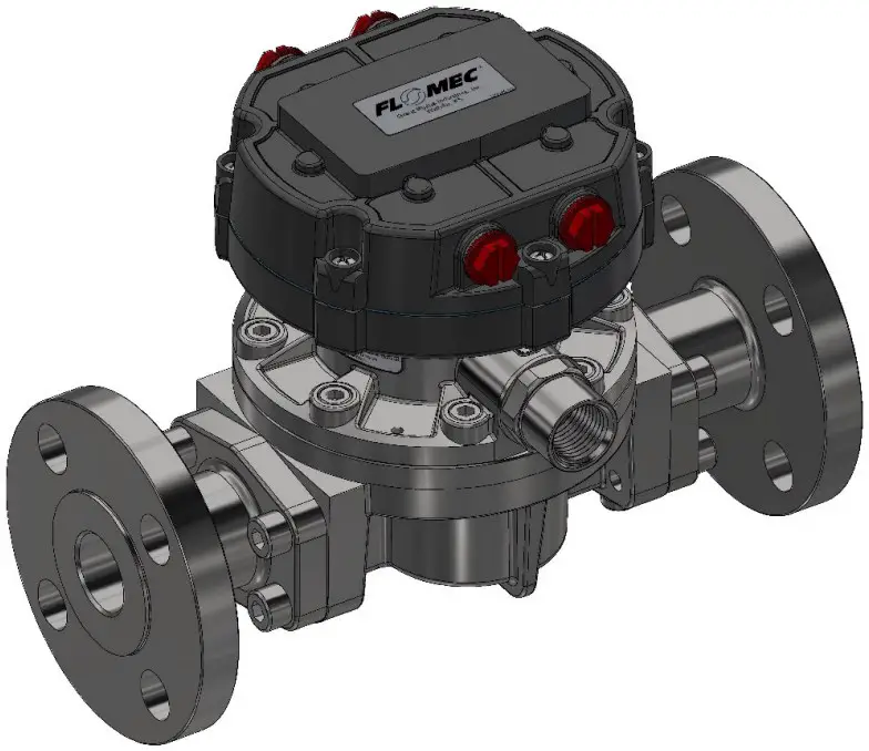 FLOMEC 1” OM Stainless Steel Flange Flowmeter