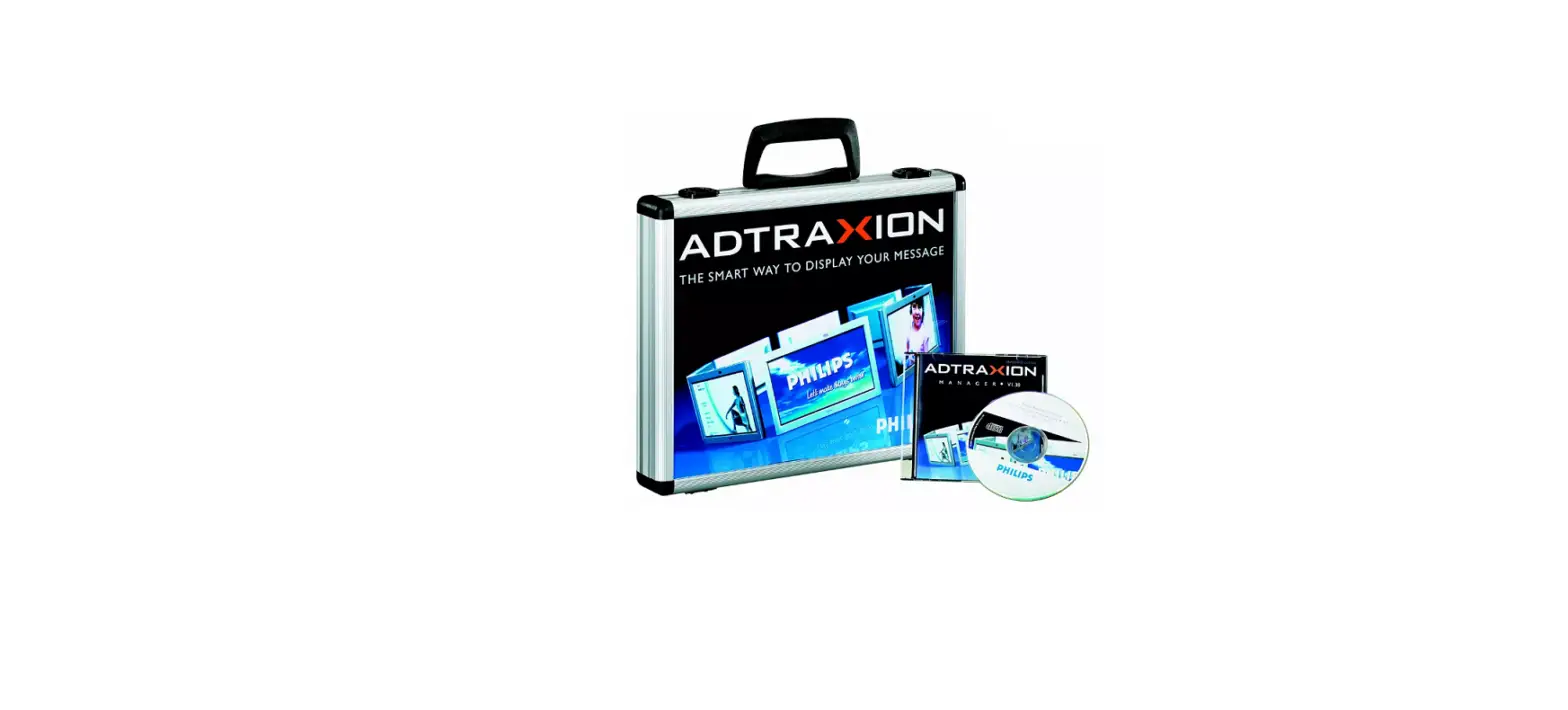Philips Bs01113 Adtraxion Manager User Guide