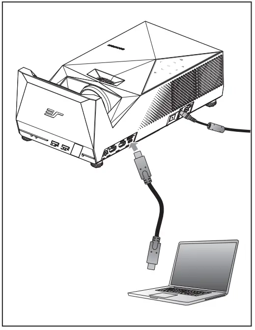 EliteProjector Ultra Short Throw Projector for Home Theater-14