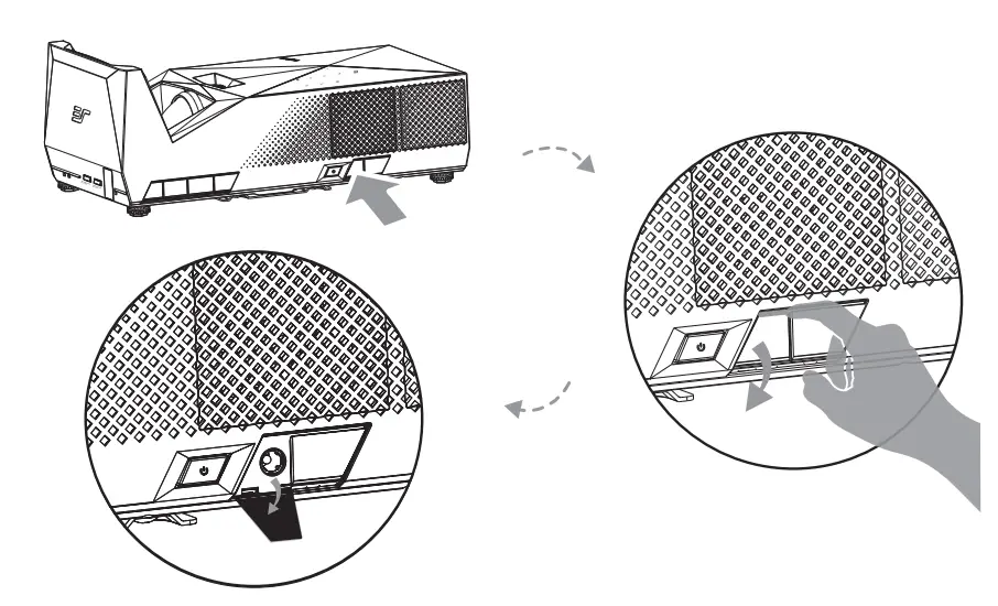 EliteProjector Ultra Short Throw Projector for Home Theater-2