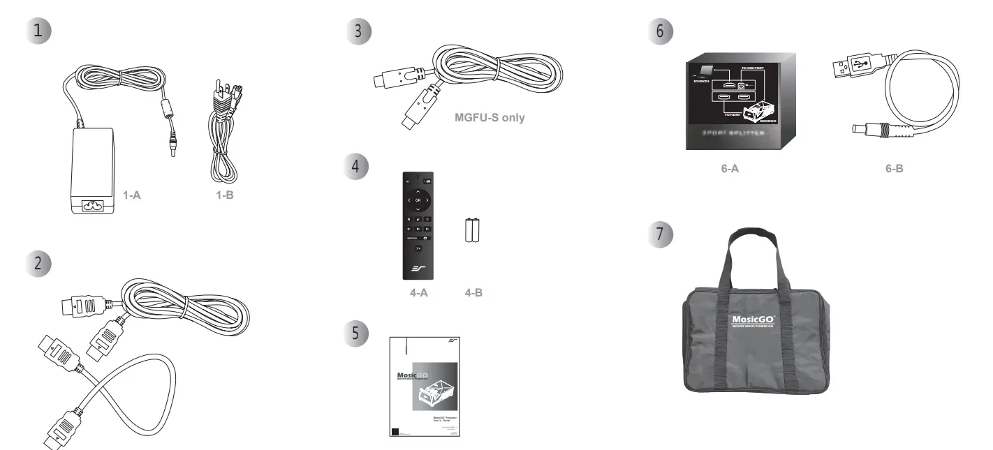 EliteProjector Ultra Short Throw Projector for Home Theater-5