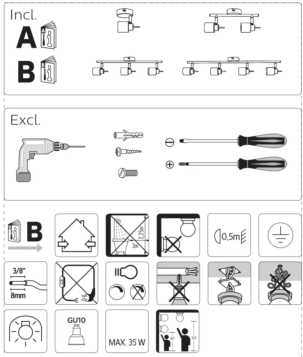 PHILIPS 9290032537 Spot Light - Figure 1