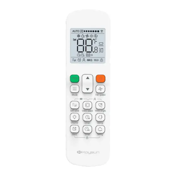 kaysun-KID-05.1-S-Remote-Controller-Product-Image